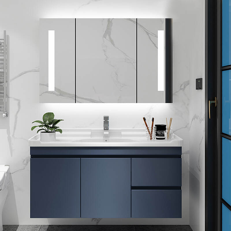 Luxury Modern Design Mirror Bathroom Vanity for Hous...