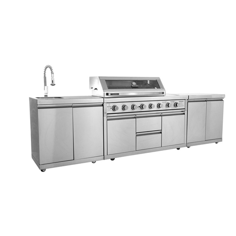 Garden Designed Stainless Steel Outdoor Kitchen For Gas Grill Bbq