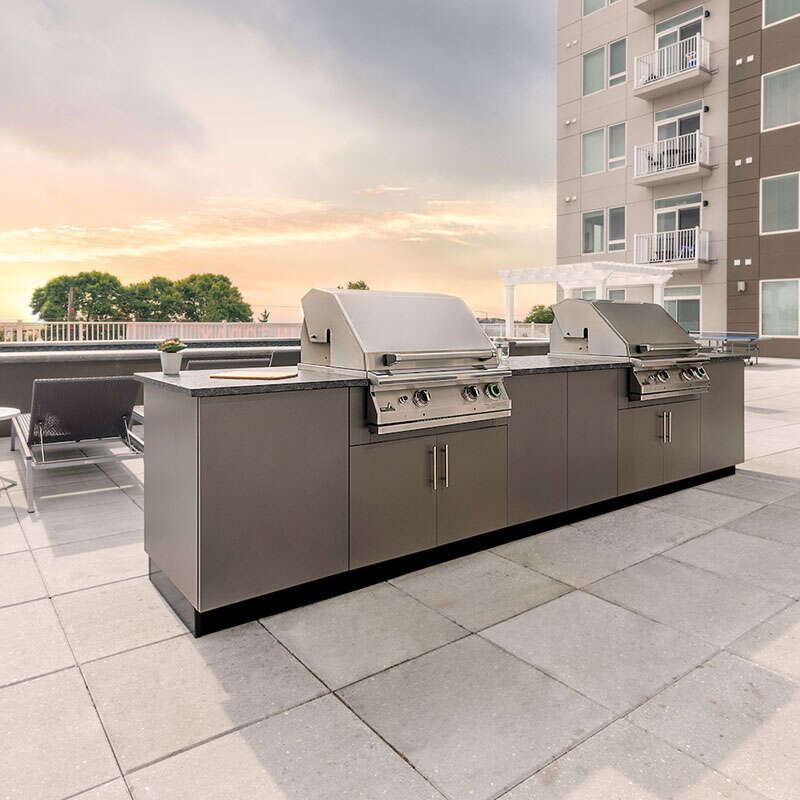 304 Stainless Steel Cabinets Metal Grill Outdoor Barbecue Kitchen