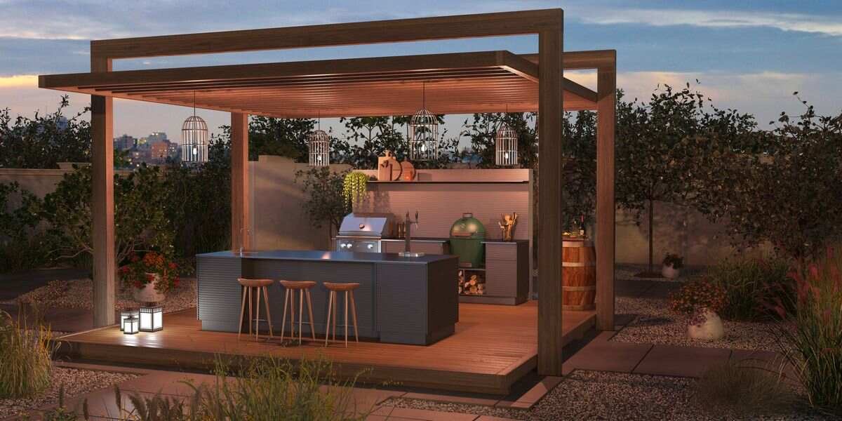Stainless Steel Outdoor Kitchen – Long-Lasting and Easy to Maintain!