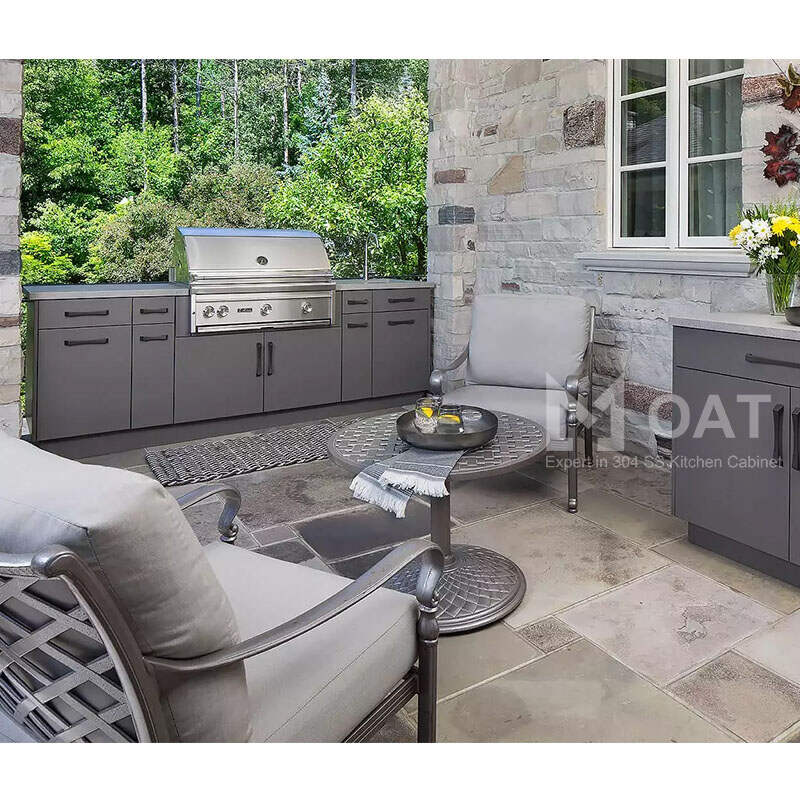 OAT modular Luxury outdoor kitchen weatherstrong cabinets