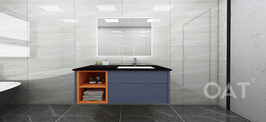 How much does it cost to make a stainless steel bathroom cabinet?
